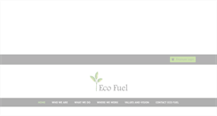 Desktop Screenshot of ecofuel-group.com